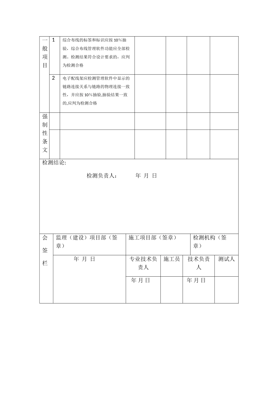 综合布线系统检测记录_第2页