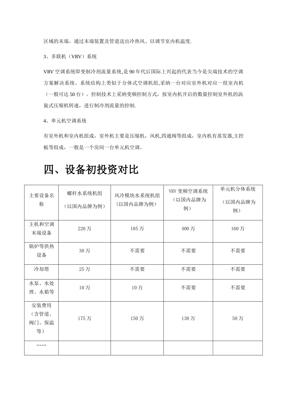 综合楼空调方案对比_第3页