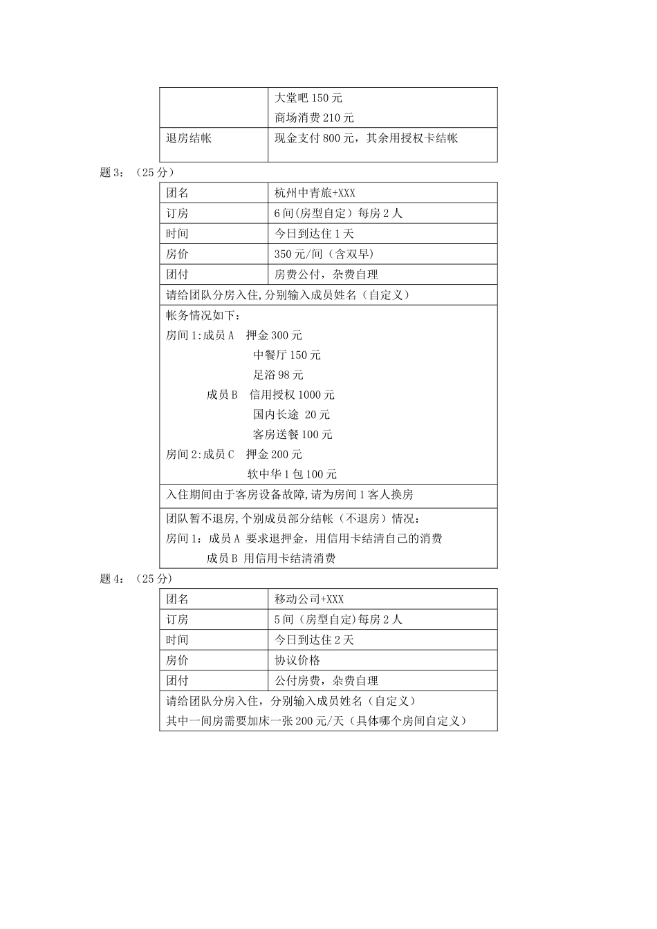 绿云系统-前台综合测试卷_第2页