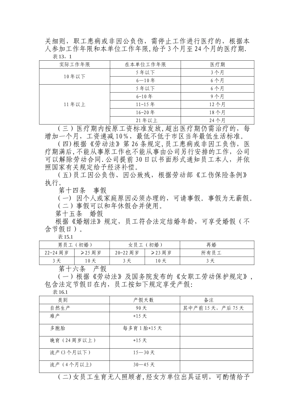 绿化公司管理制度_第3页