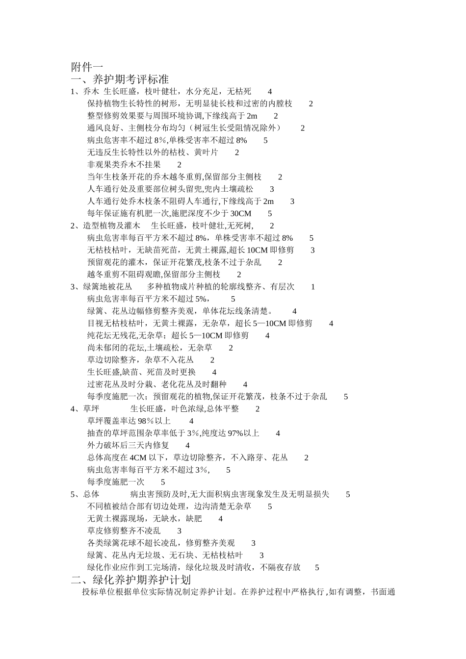 绿化养护承包协议_第3页