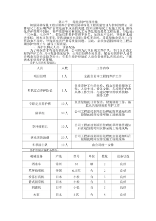 绿化养护管理措施