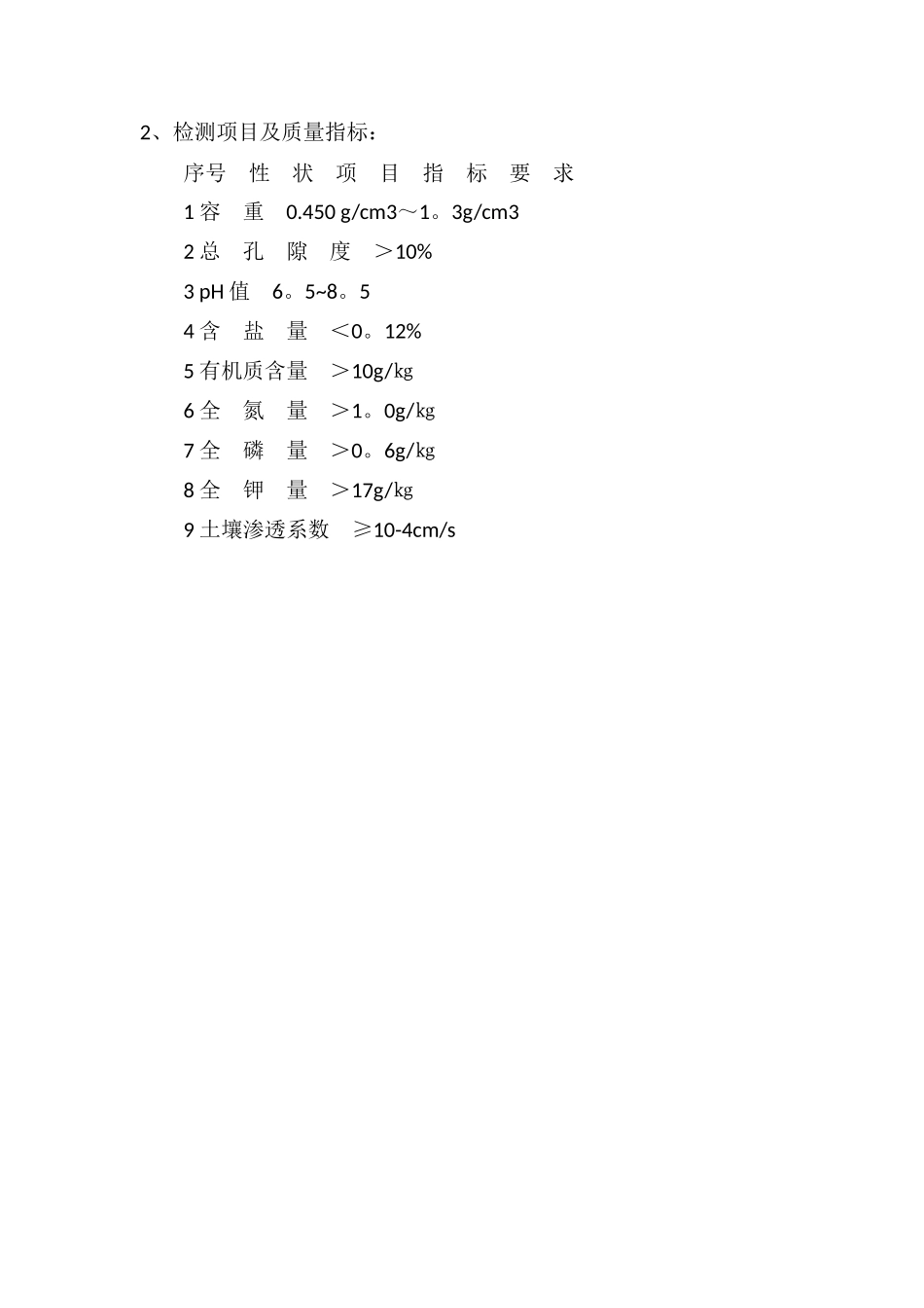 绿化土壤检测取样方法、检测项目及质量指标_第3页
