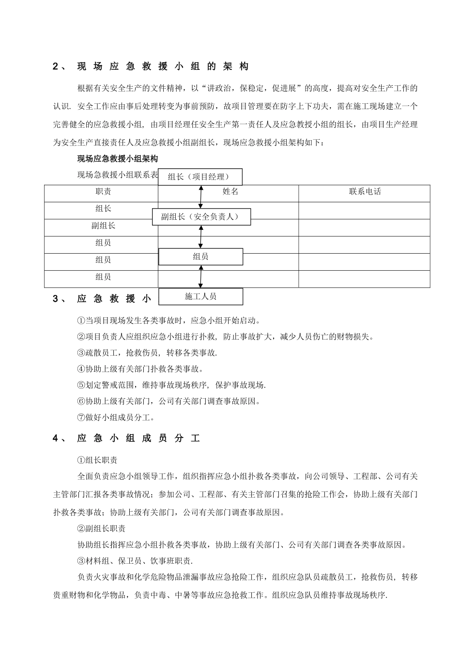 绿化工程施工应急专项施工方案_第3页