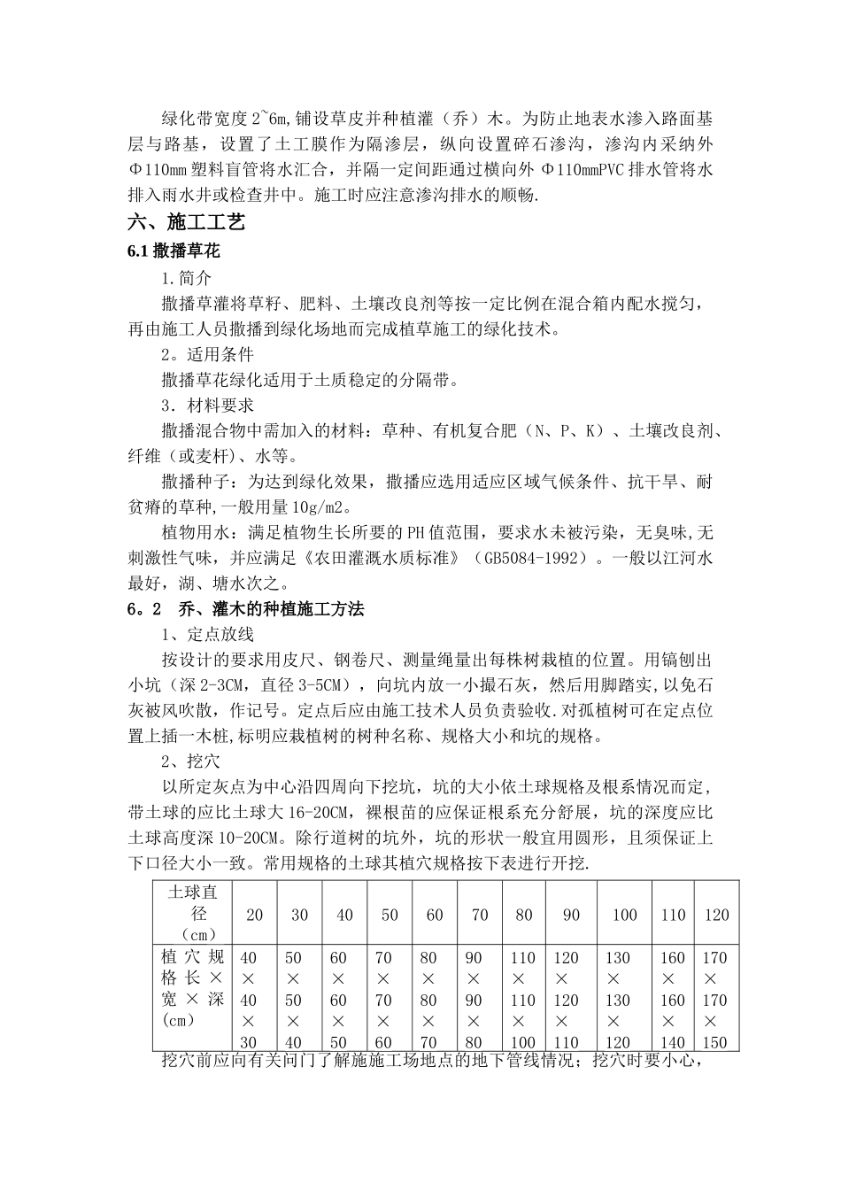 绿化工程施工方案最新_第2页