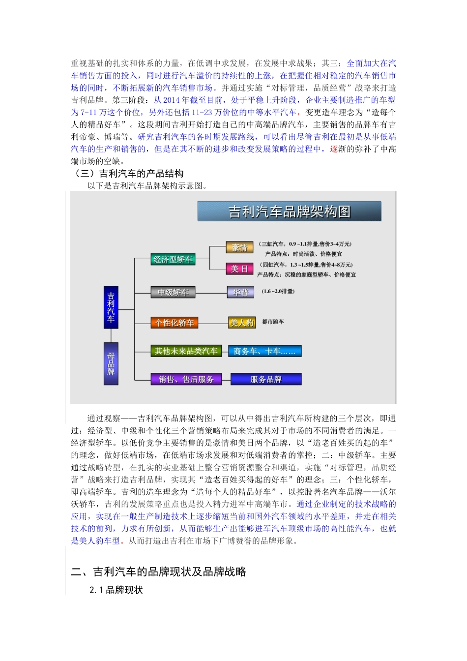 吉利汽车品牌建设存在的问题及对策_第2页
