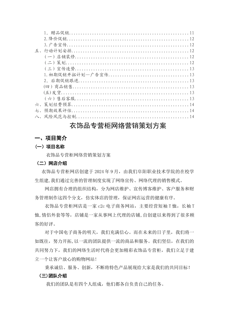 网店营销策划方案最终版_第3页