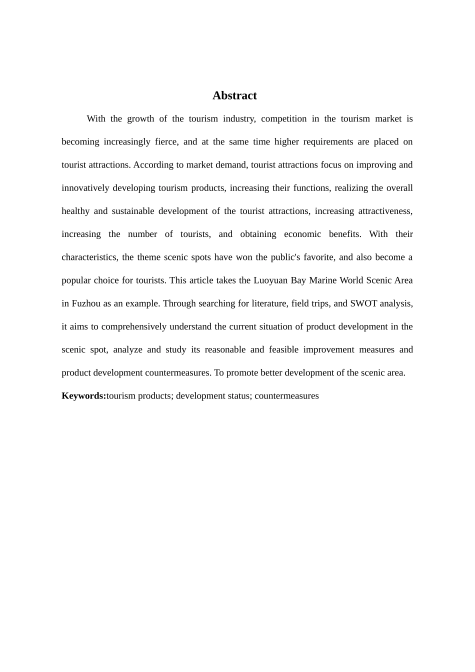 旅游管理与服务教育-主题景区产品开发现状与对策研究—以福州罗源湾海洋世界为例论文_第3页