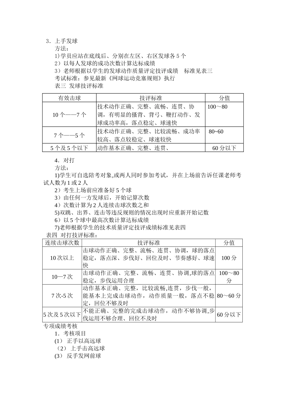 网球考核内容及标准-_第2页
