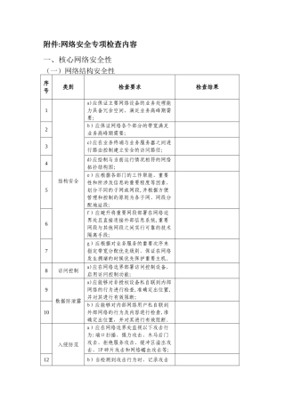 网络安全专项检查