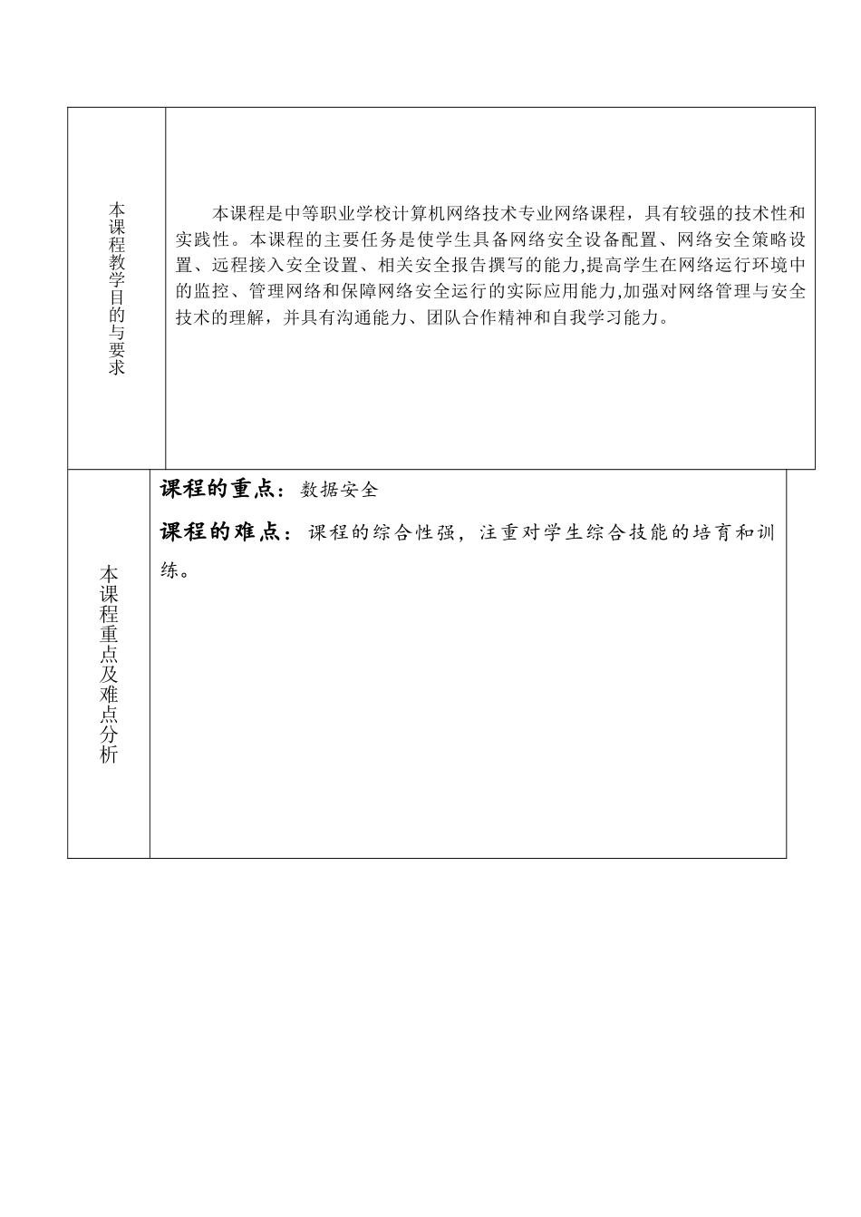 网络安全授课计划_第2页