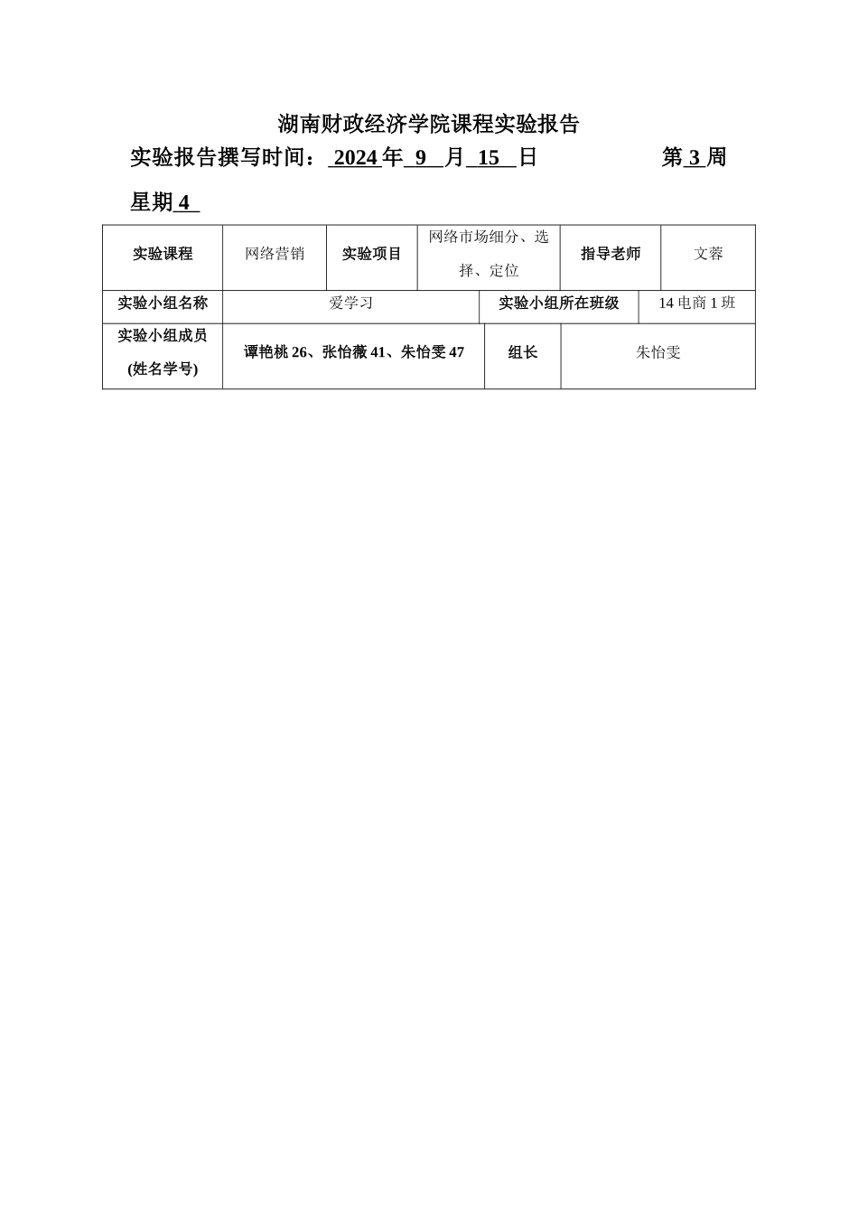 网络市场细分、选择、定位_第1页