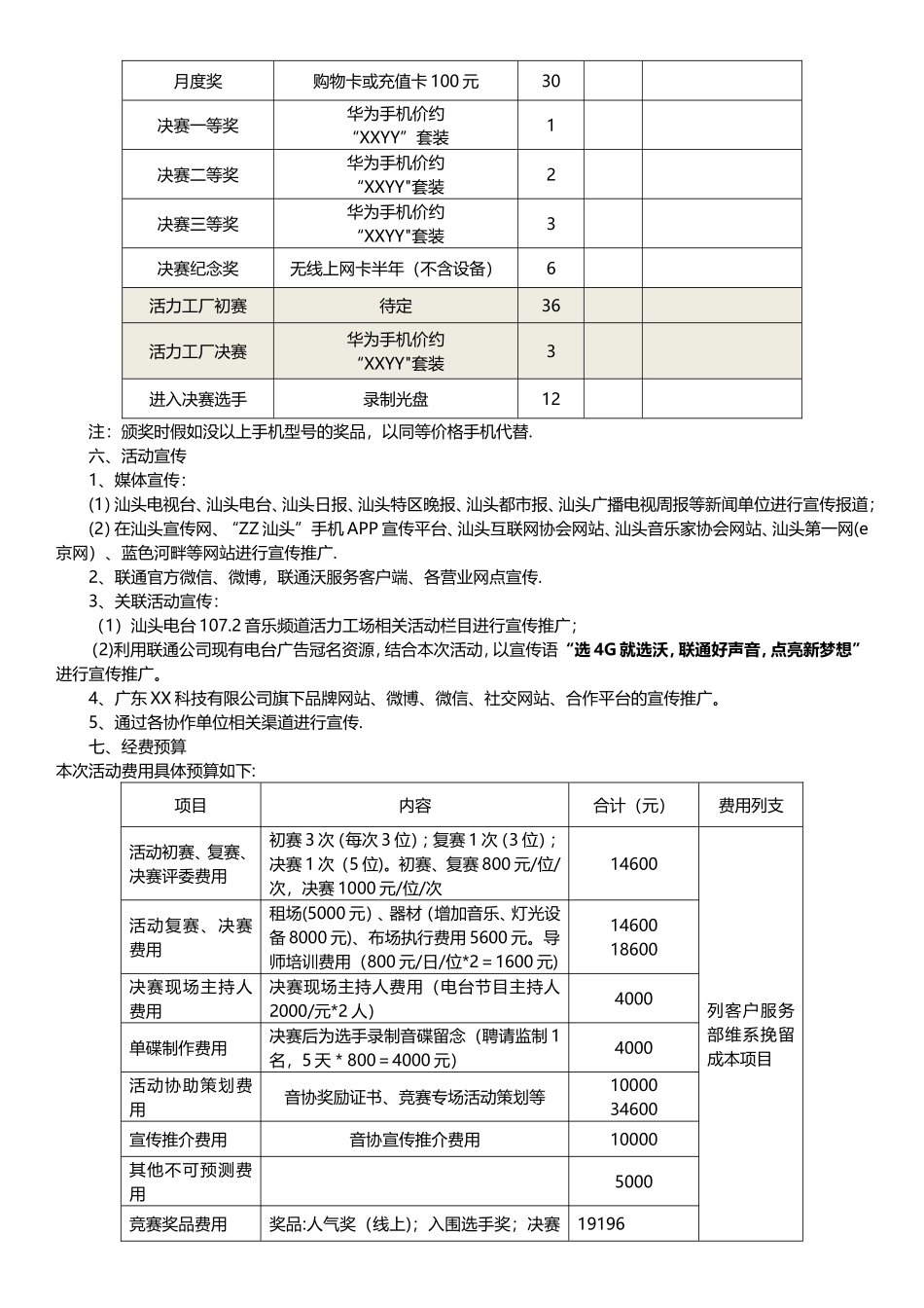 网络歌手大赛活动方案_第3页