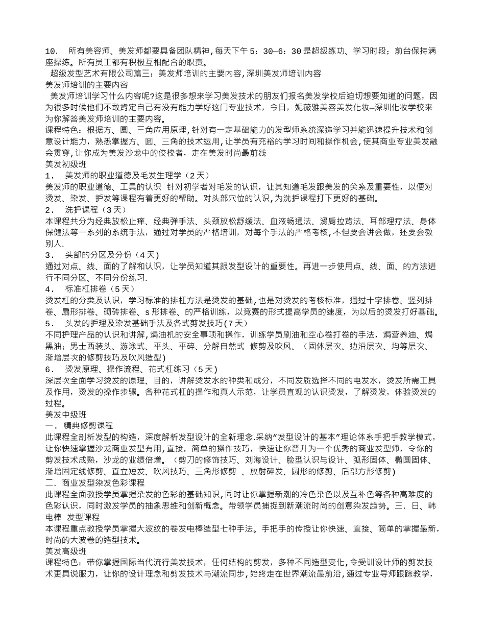 美发师工作总结_第2页