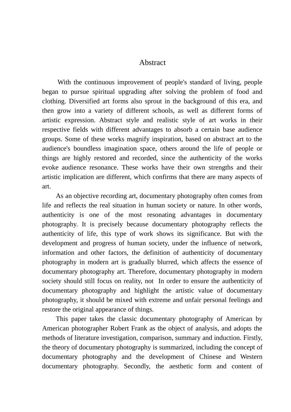 纪实作品的分析与研究--以罗伯特弗兰克《美国人》为例的研究论文设计_第3页