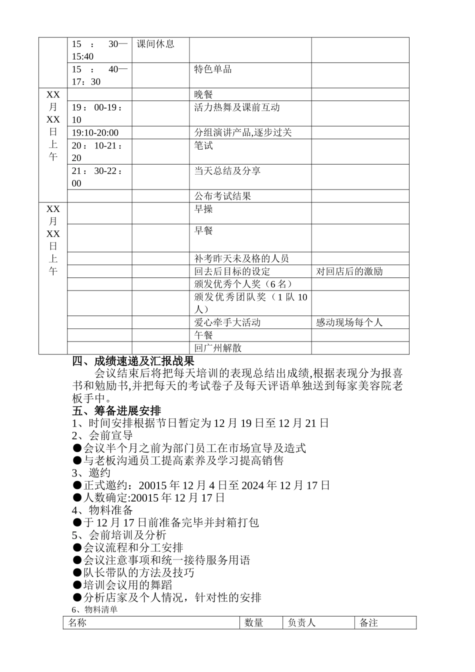 美容师培训详细计划表_第2页