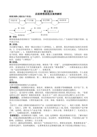 美容院销售流程