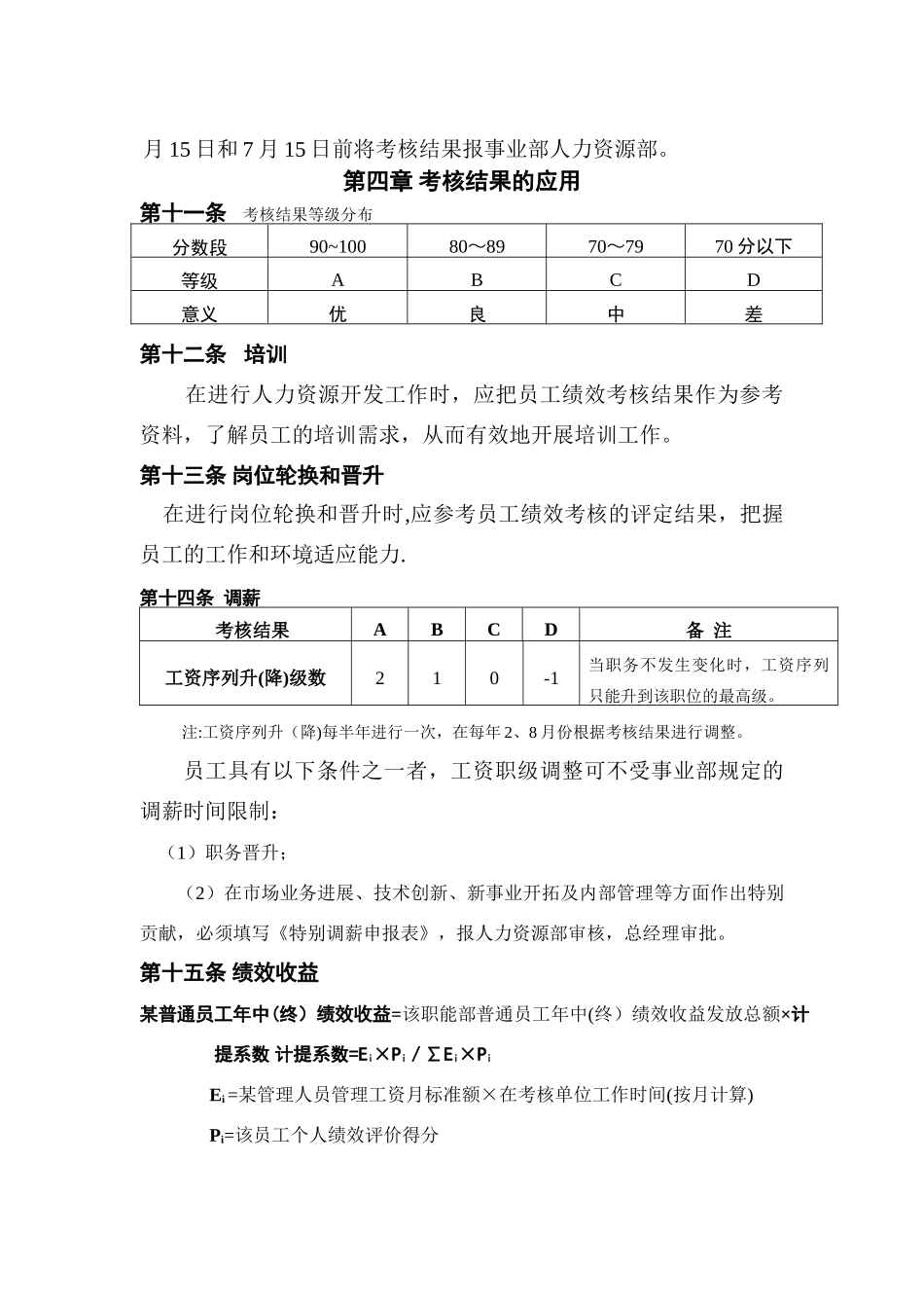 美的集团人力资源制度-员工绩效考核管理办法_第3页