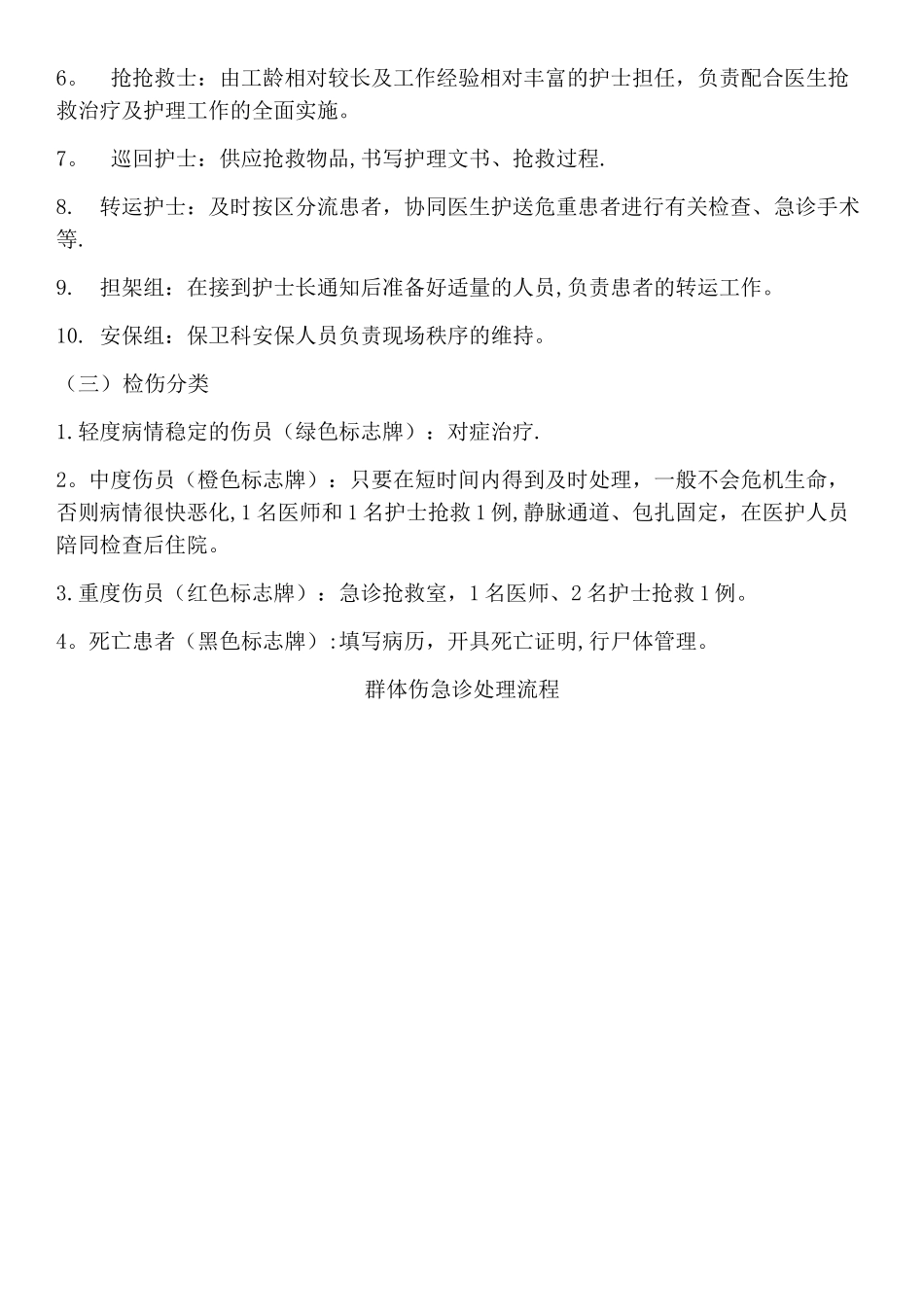 群体伤应急预案及抢救流程_第2页