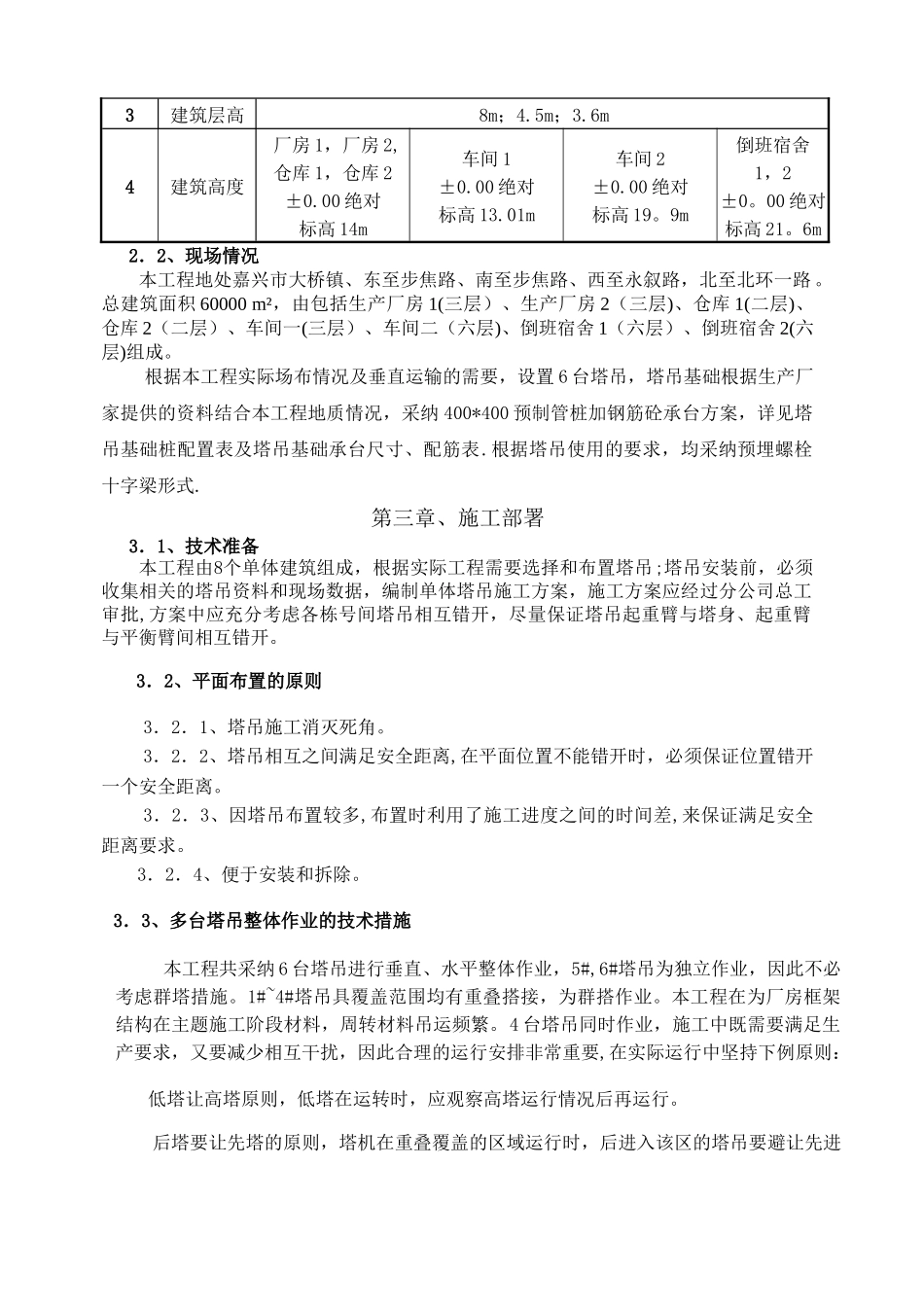 群塔施工方案_第2页