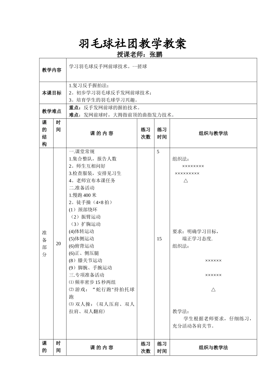 羽毛球教案搓球技术_第1页