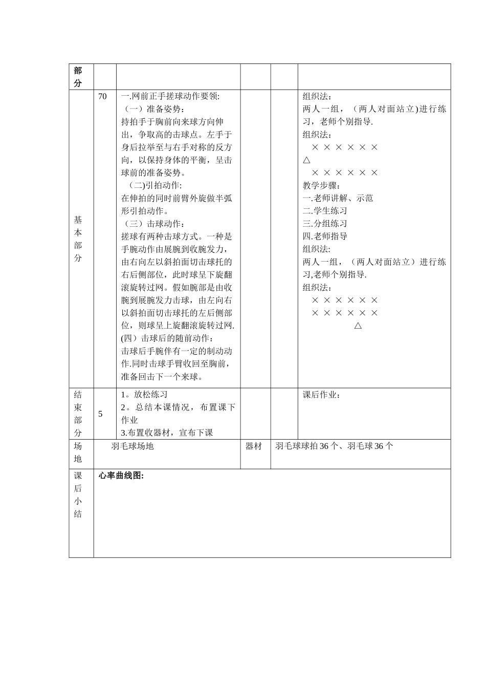 羽毛球教案搓球技术_第2页