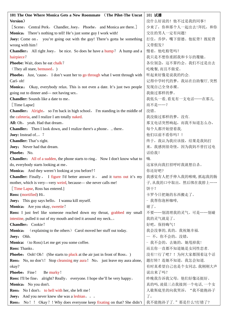 老友记剧本第一季01_第1页