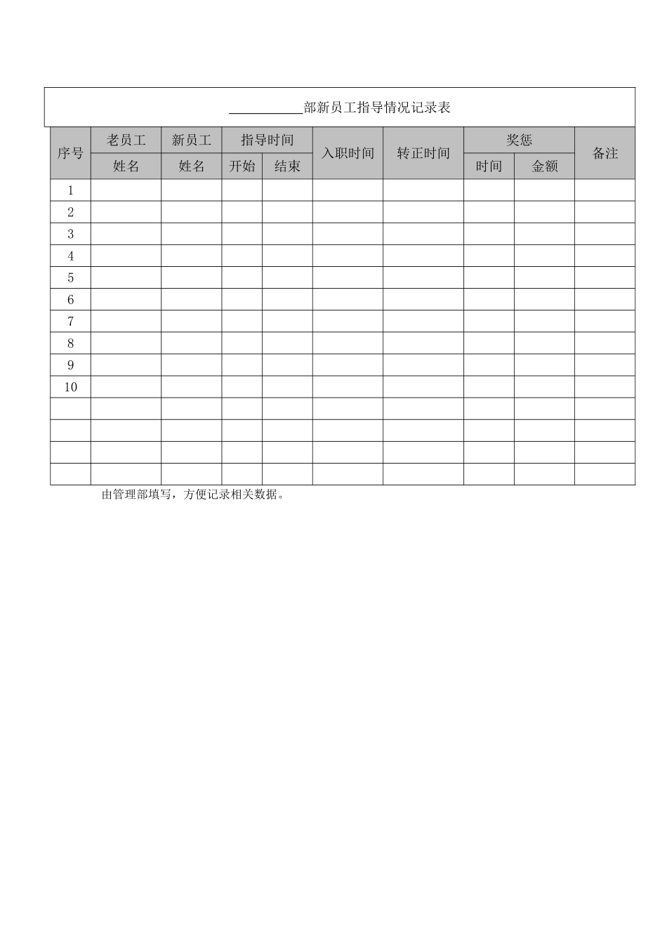 老员工帮带新员工培养方案_第3页