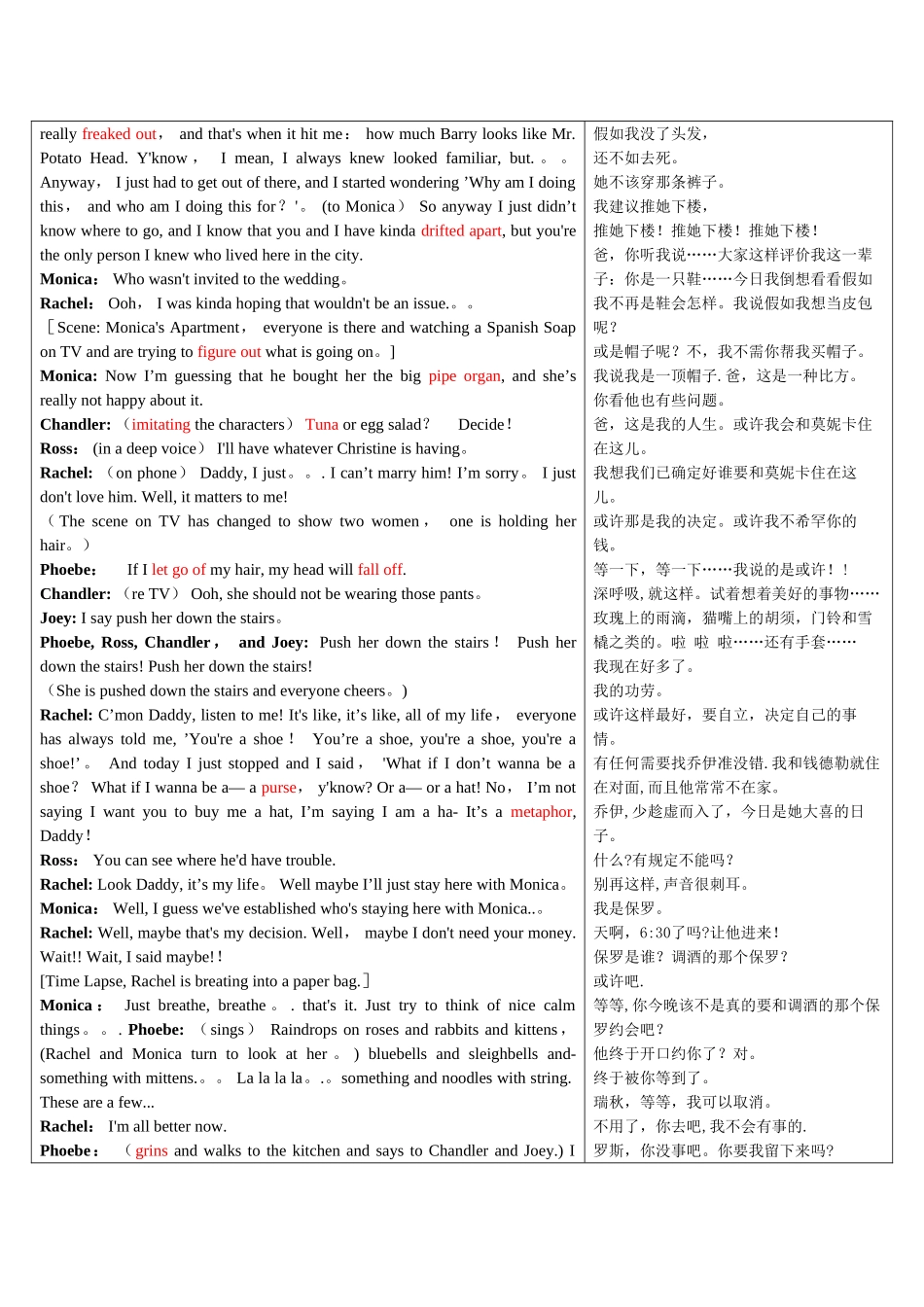 老友记第一季完整版中英文对照_第3页