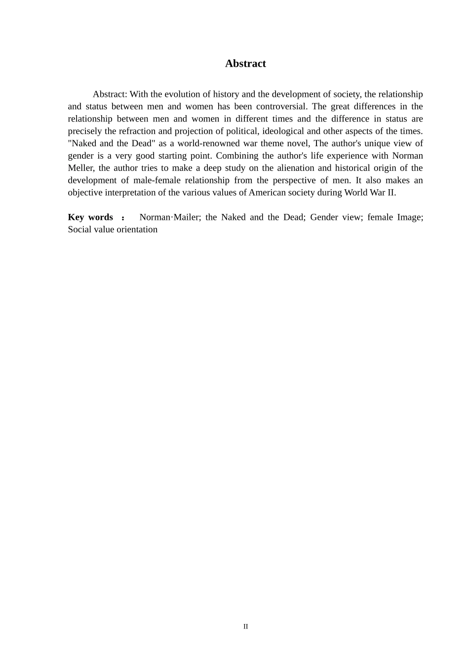 诺曼_梅勒性别观研究——以《裸者与死者》为例 - 副本_第3页