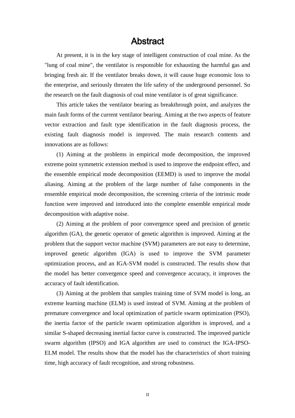 煤矿通风机轴承故障诊断方法研究_第2页
