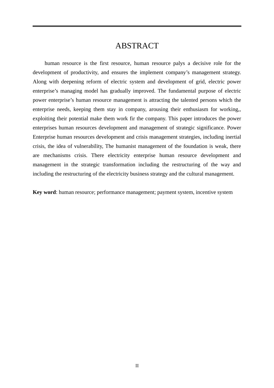 南方电网公司人力资源管理问题及对策研究  工商管理专业_第2页