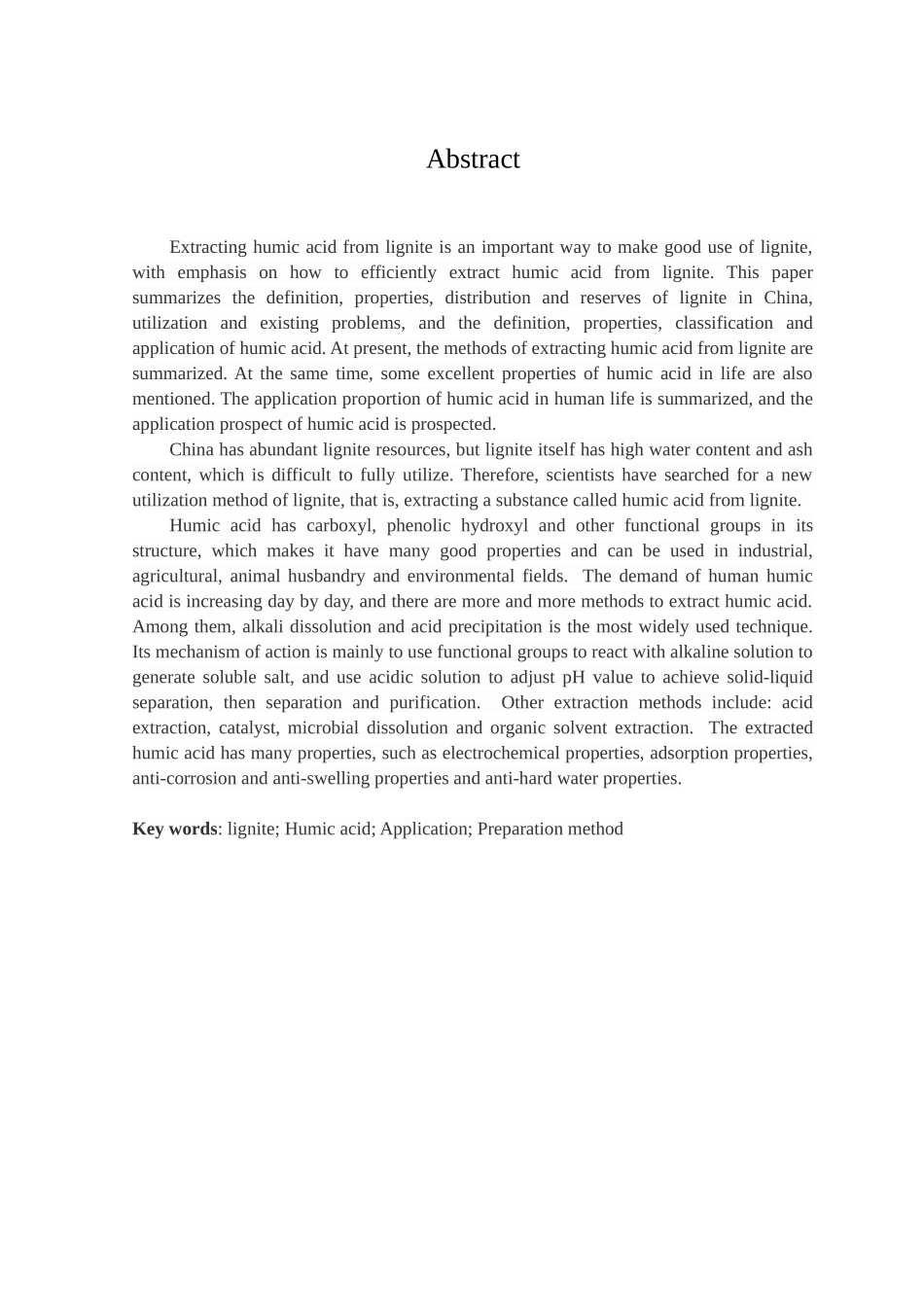 煤制备腐植酸褐煤制腐植酸方法及性能研究_第2页