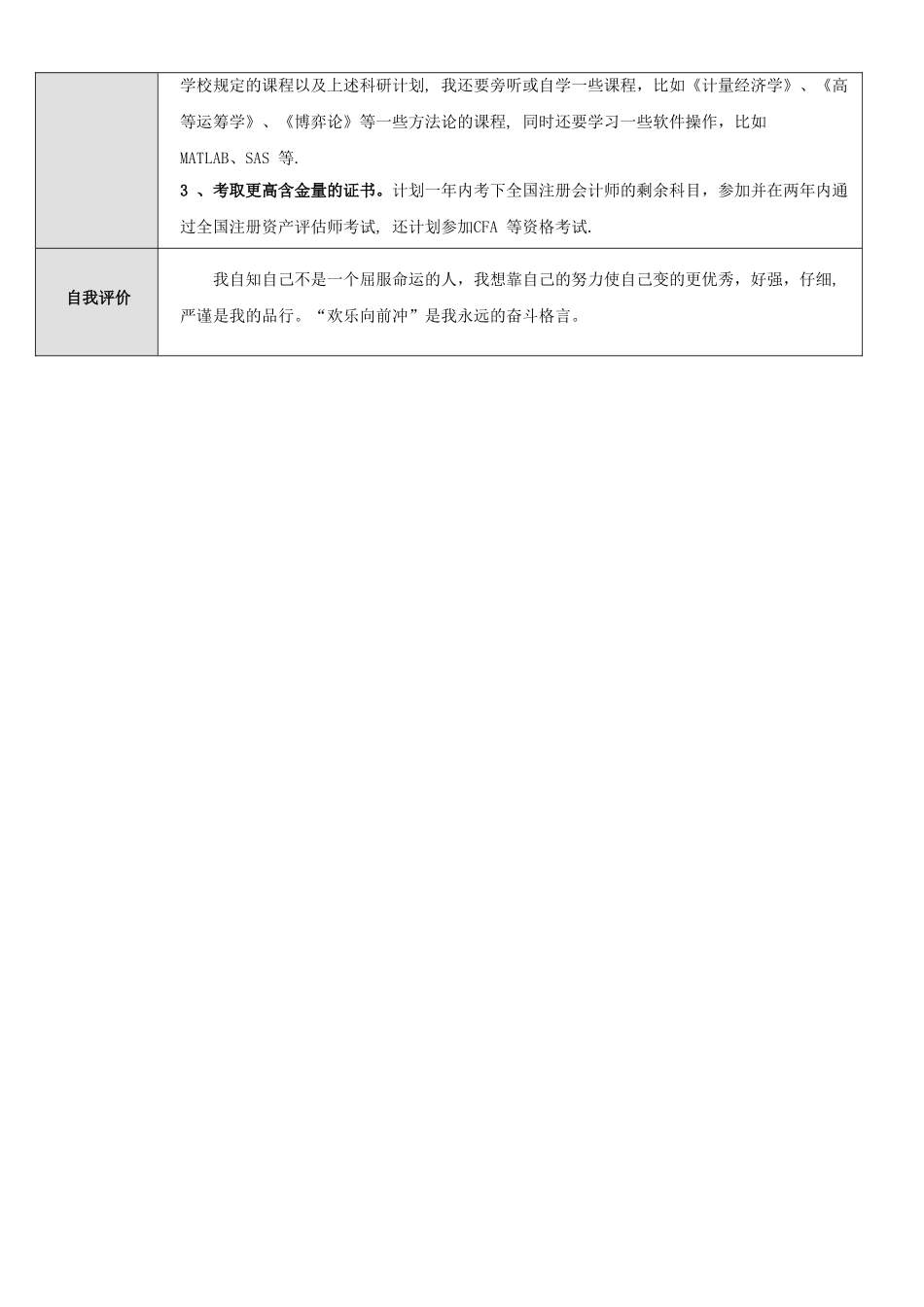 考博个人简历_第2页