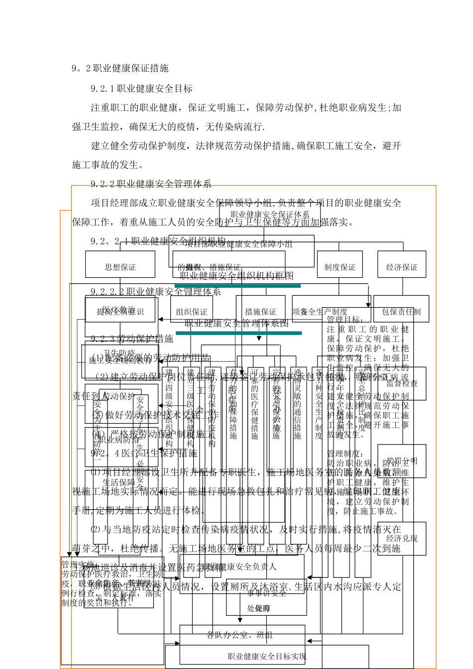 职业健康保证体系与措施_第1页