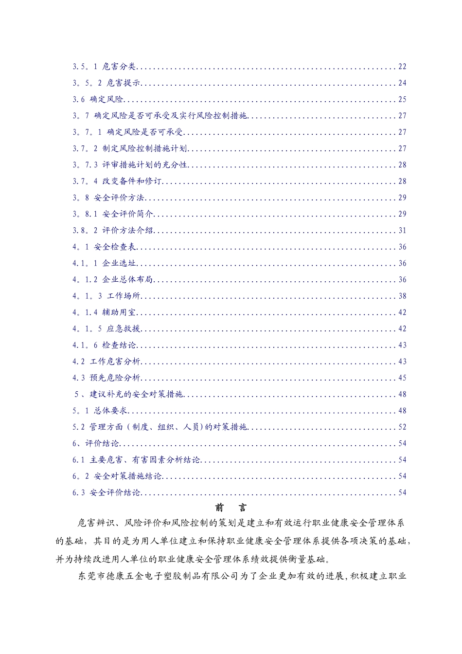 职业健康安全安全评价报告_第2页