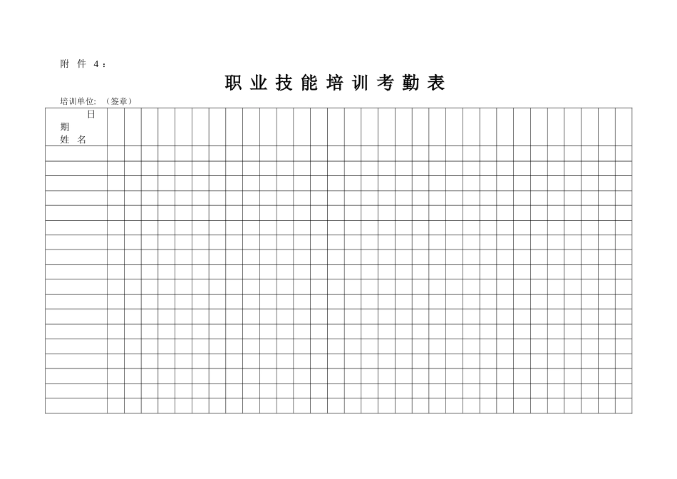 职业技能培训补贴资金申报表等_第2页