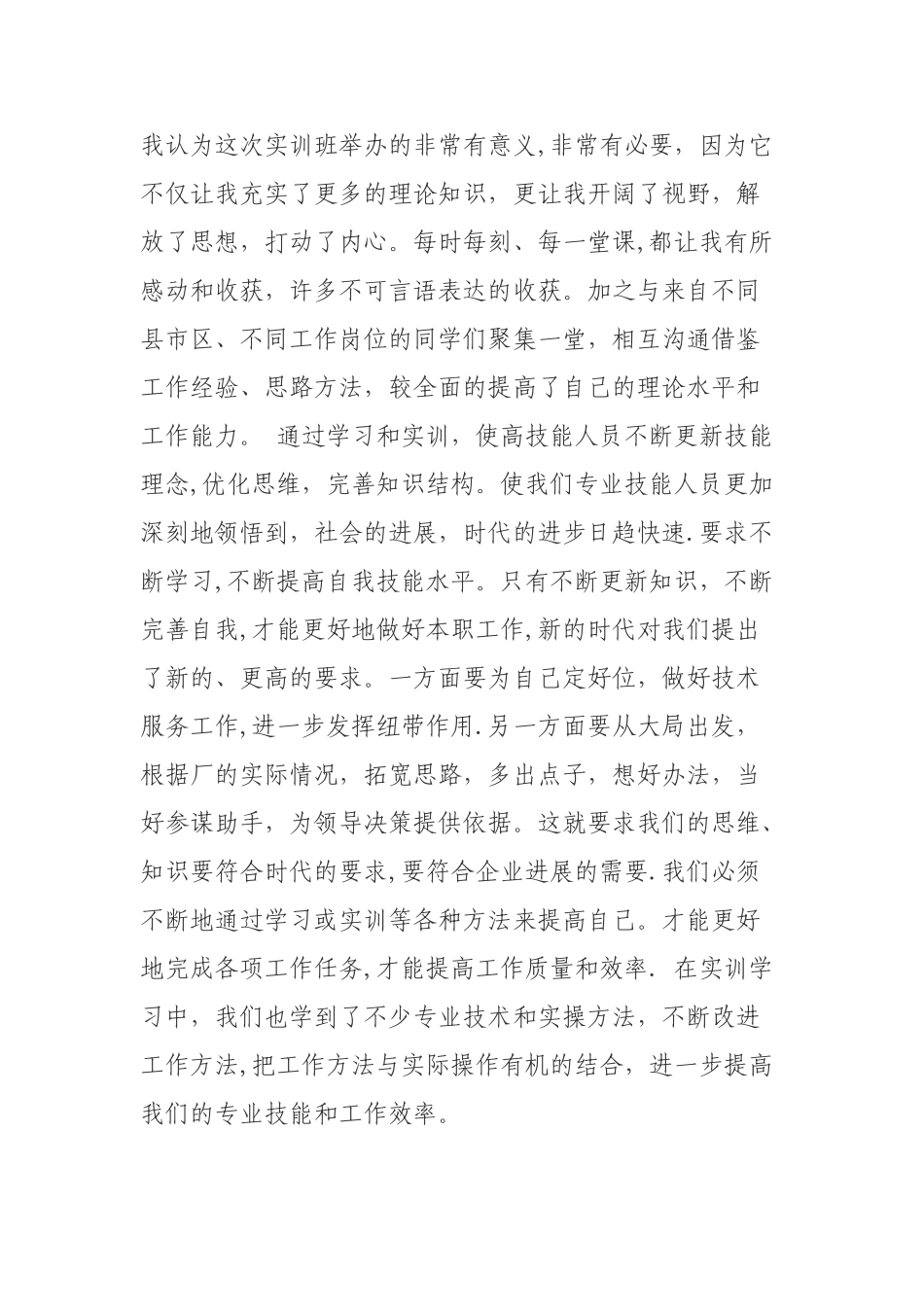 职业技能实训报告_第3页