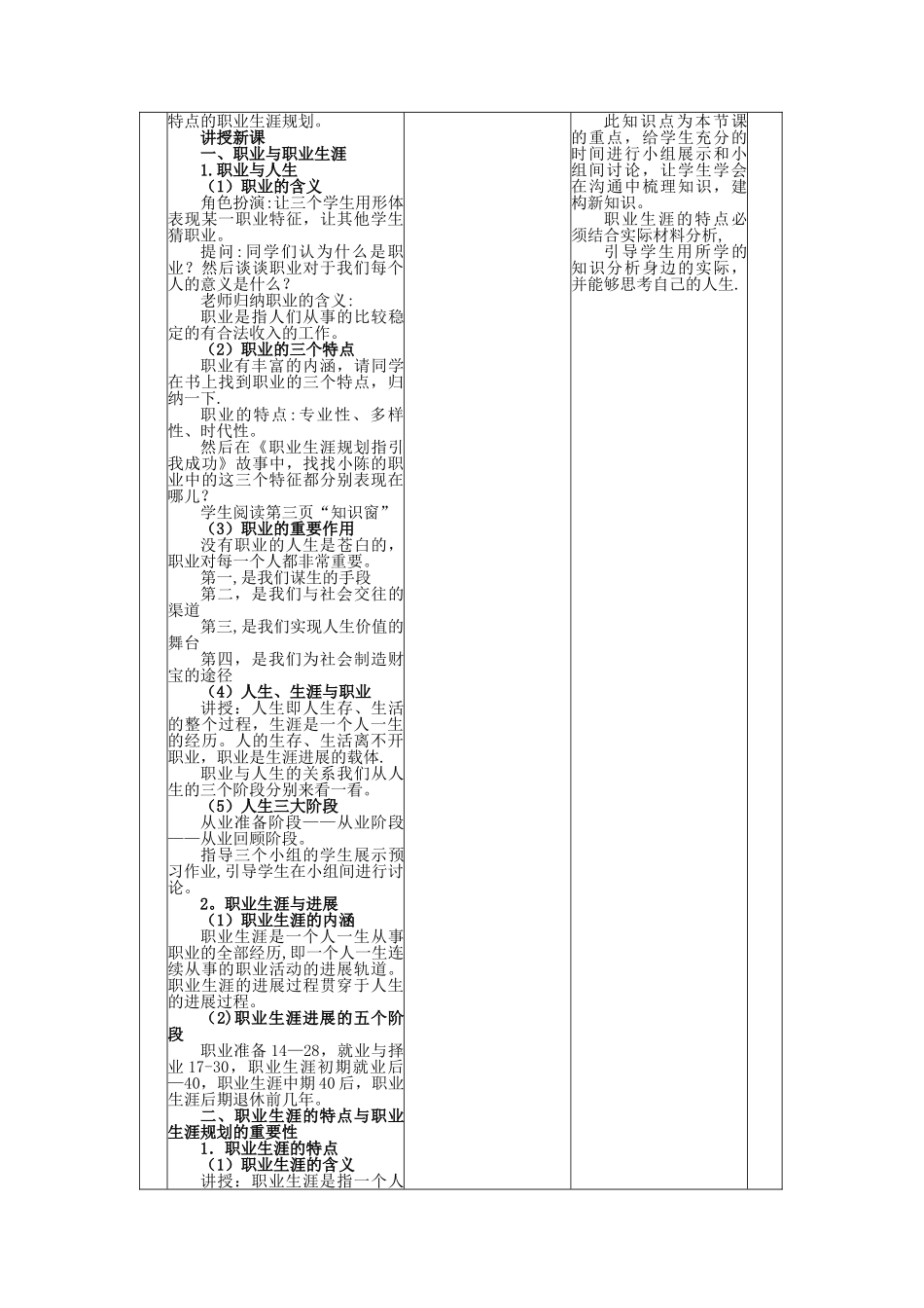 职业生涯规划全册教案1_第2页