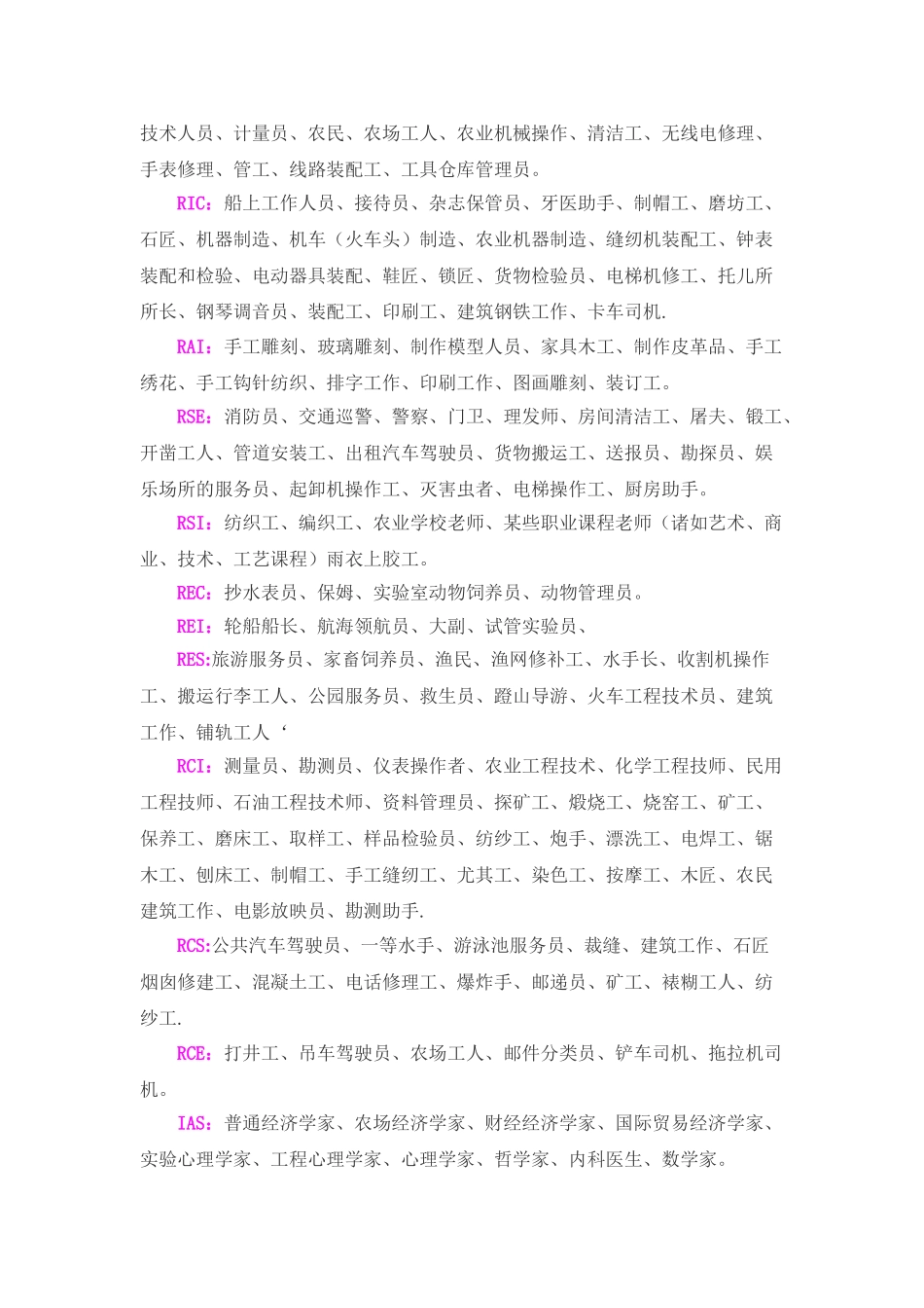 职业生涯规划作业和霍兰德职业分析_第2页