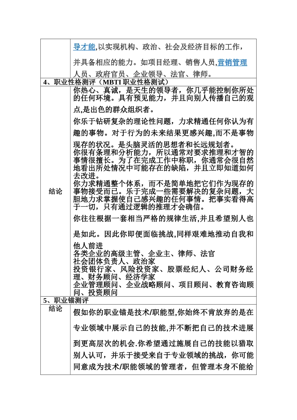 职业生涯规划表(作业)_第2页