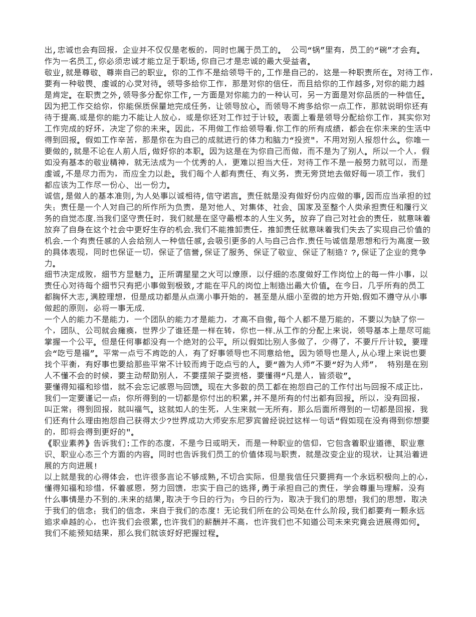 职业素养培训总结_第3页
