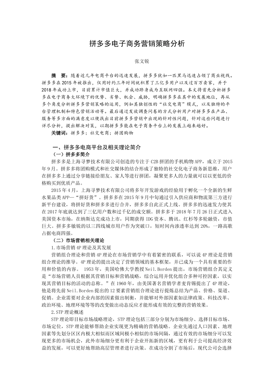拼多多电子商务营销策略分析_第2页