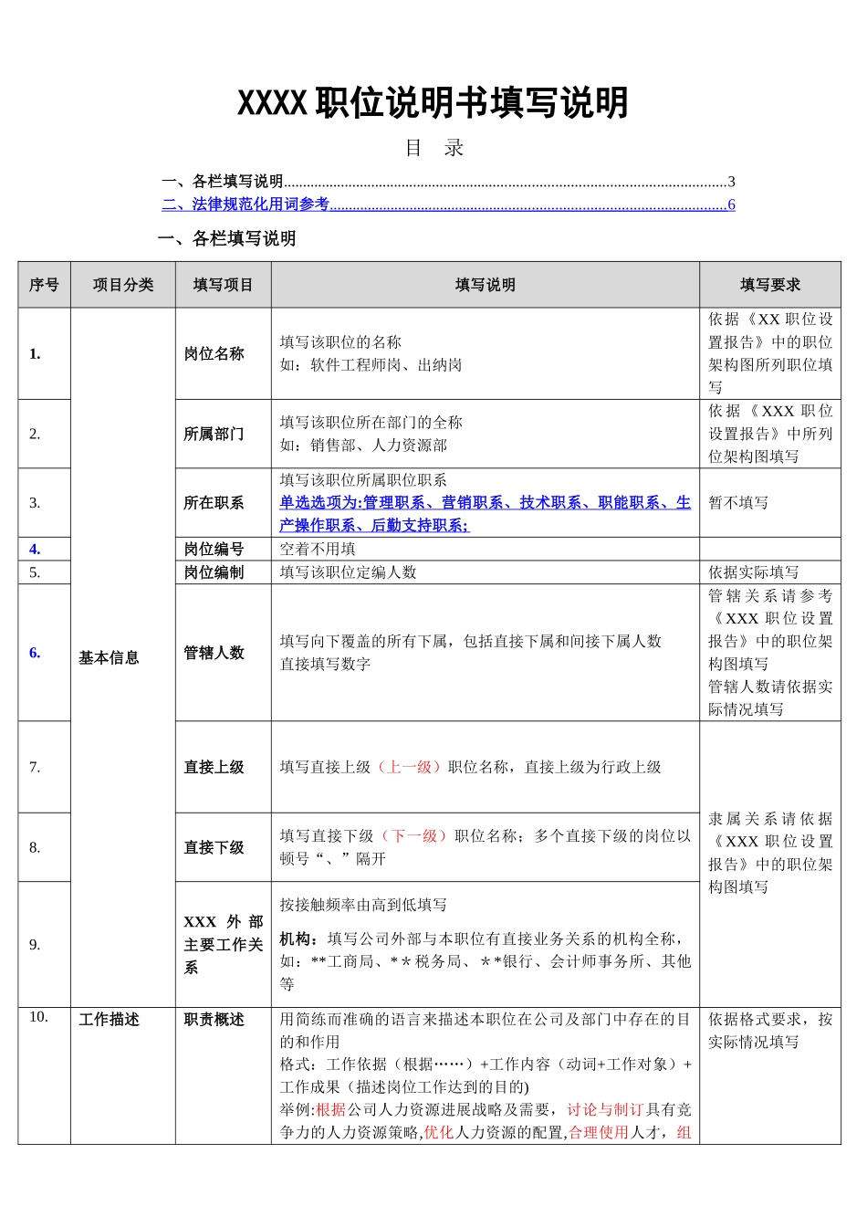 职位说明书填写说明_第1页