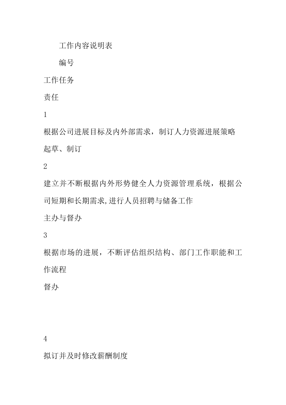 职位说明书范本_第2页