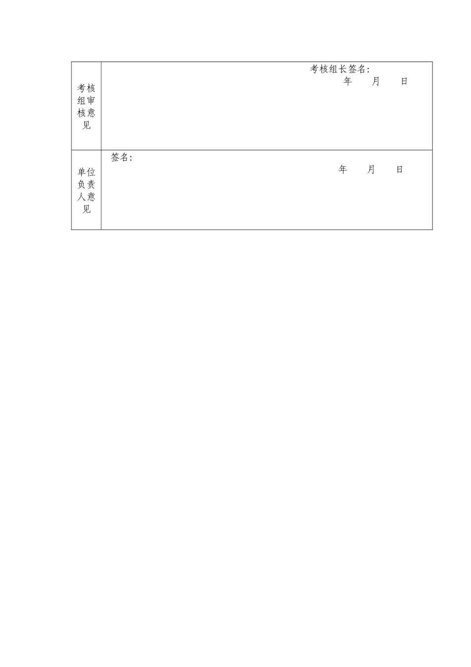 职工年度考核登记表_第2页