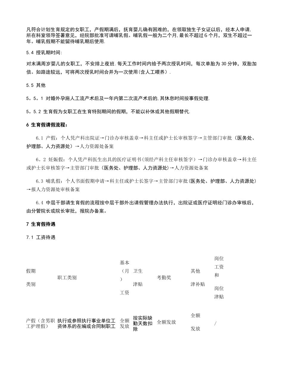 职工生育假管理制度_第3页