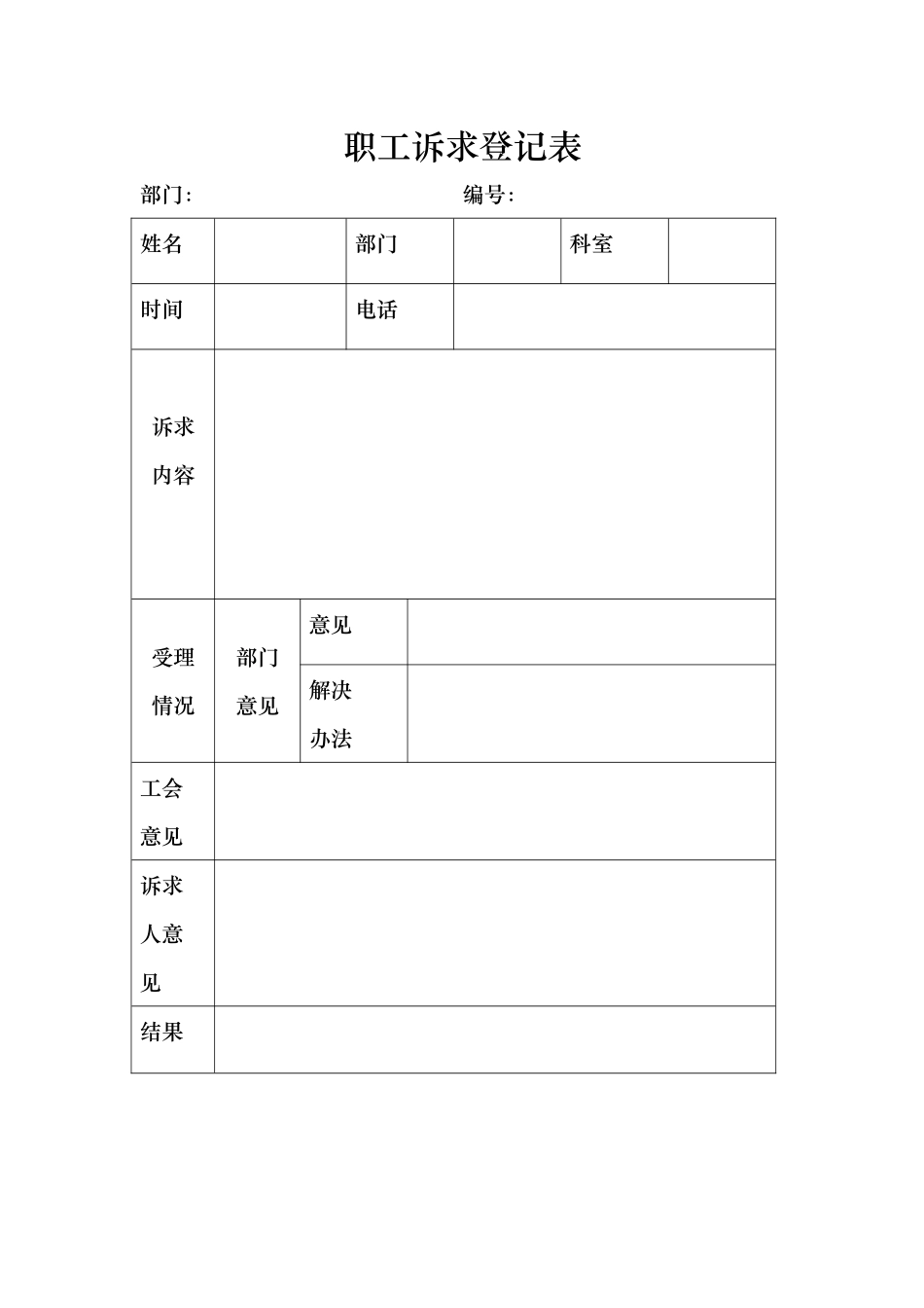 职工诉求登记表_第1页