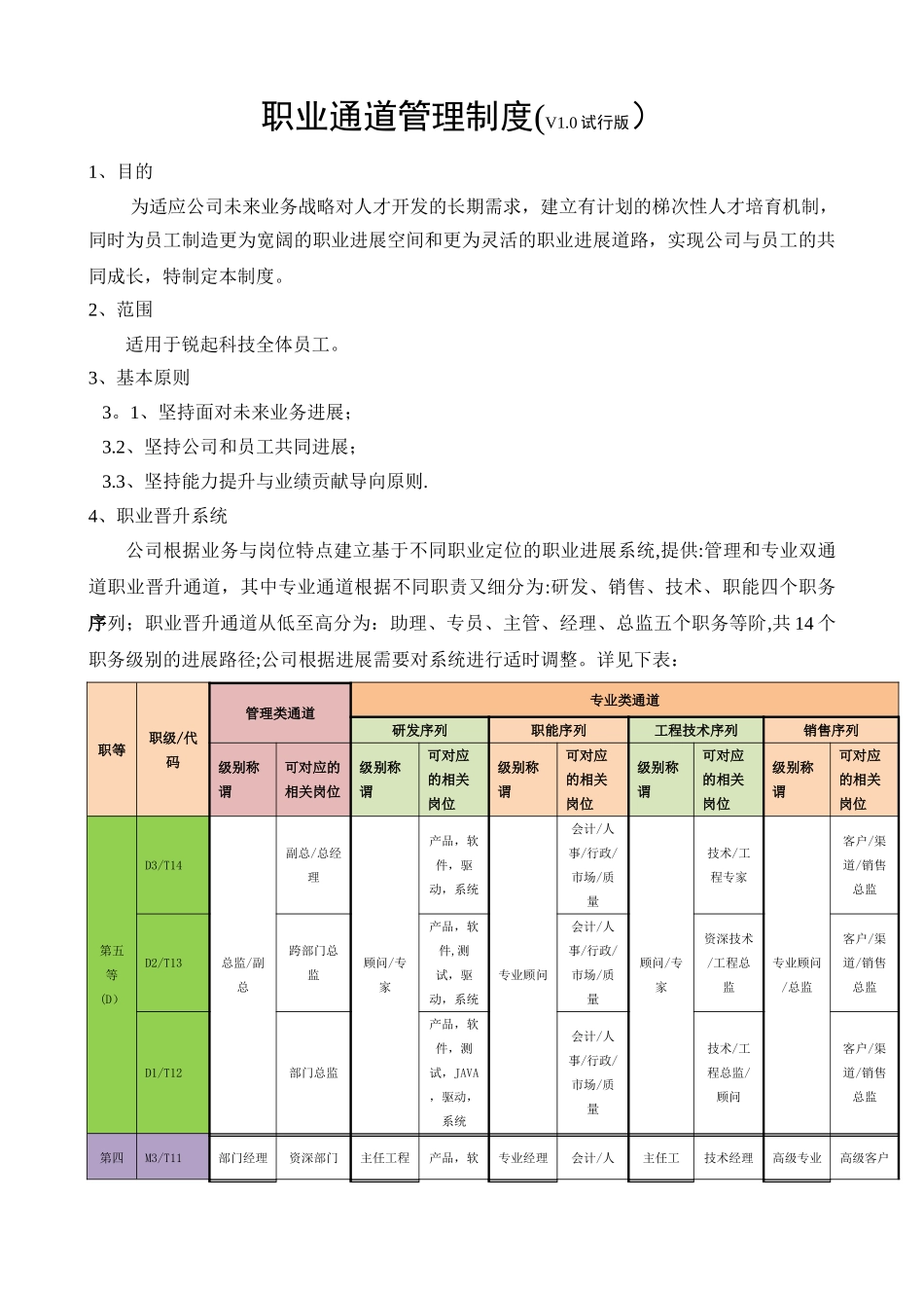 职级管理制度_第1页