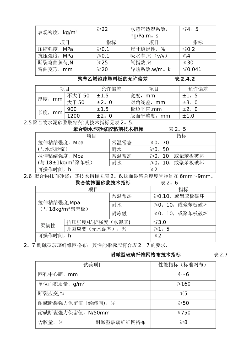 聚苯板外墙外保温面砖饰面施工方案_第2页